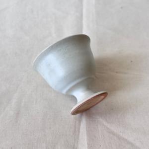 日本 信樂燒｜靜白 小高盞｜職人手作