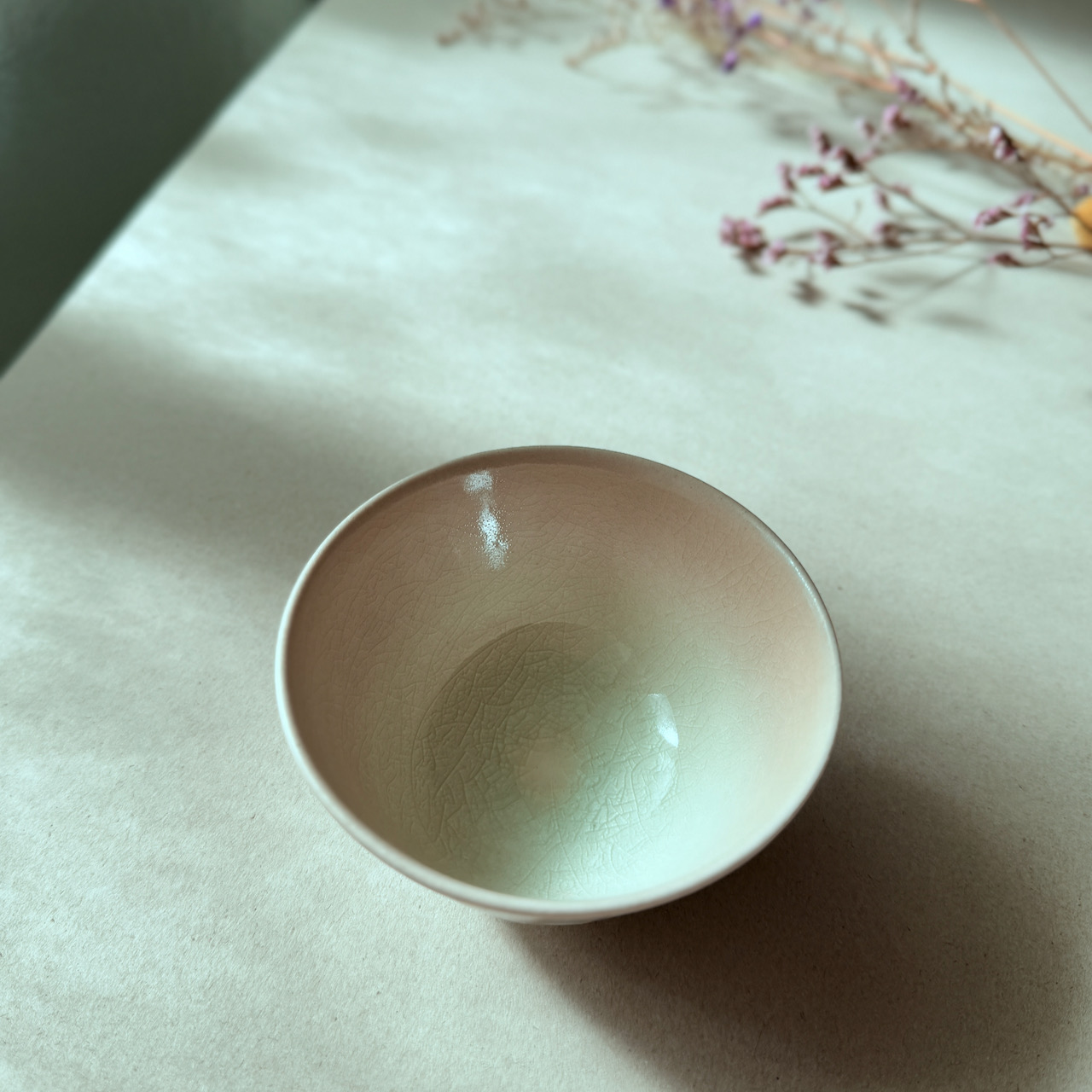 日本 清水燒｜彩雲 小茶碗 ｜窯變 ｜單入