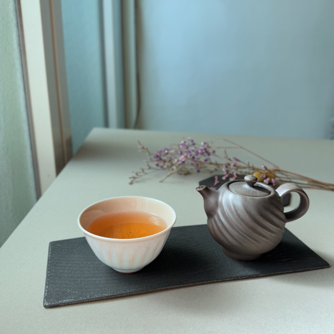日本 清水燒｜彩雲 小茶碗 ｜窯變 ｜單入