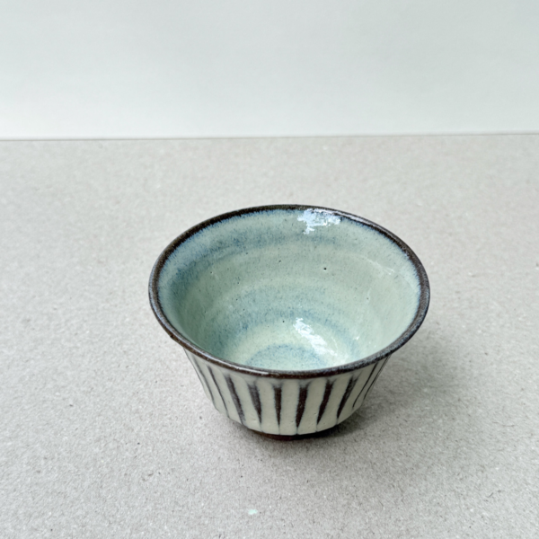 丹波燒＿陶芳窯＿茶杯＿鎬紋