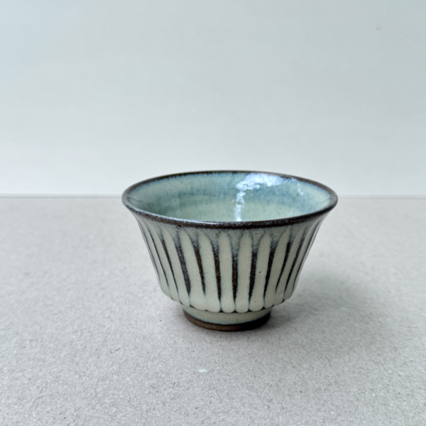 丹波燒＿陶芳窯＿茶杯＿鎬紋