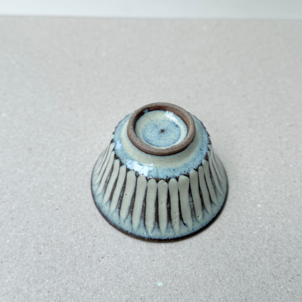 丹波燒＿陶芳窯＿茶杯＿鎬紋