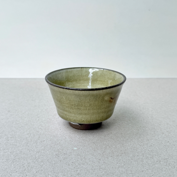 丹波燒＿陶芳窯＿茶杯＿茶黃色