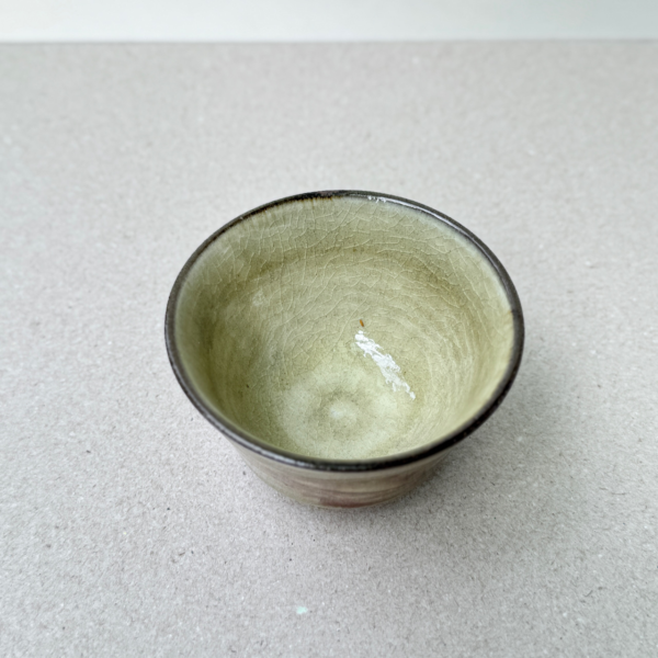 丹波燒＿陶芳窯＿茶杯＿茶黃色