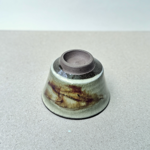 丹波燒＿陶芳窯＿茶杯＿茶黃色