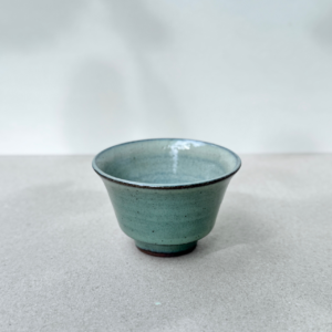 丹波燒＿陶芳窯＿茶杯＿湖水綠