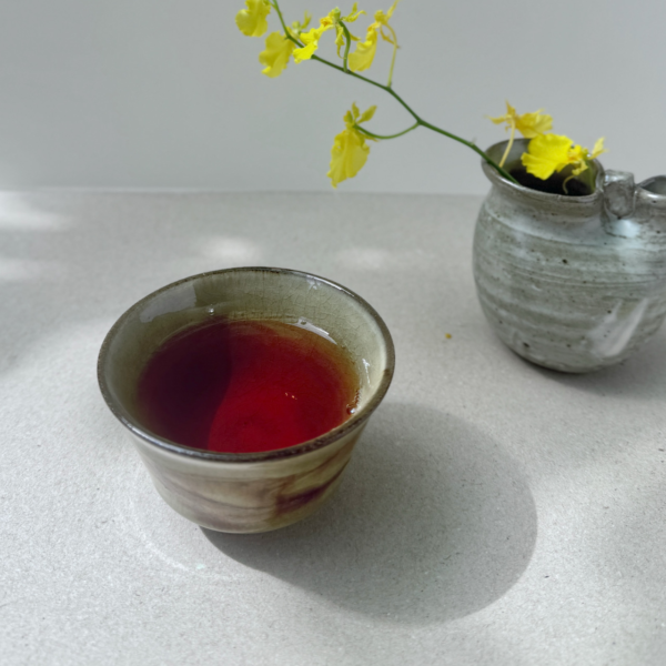 丹波燒＿陶芳窯＿茶杯＿茶黃色