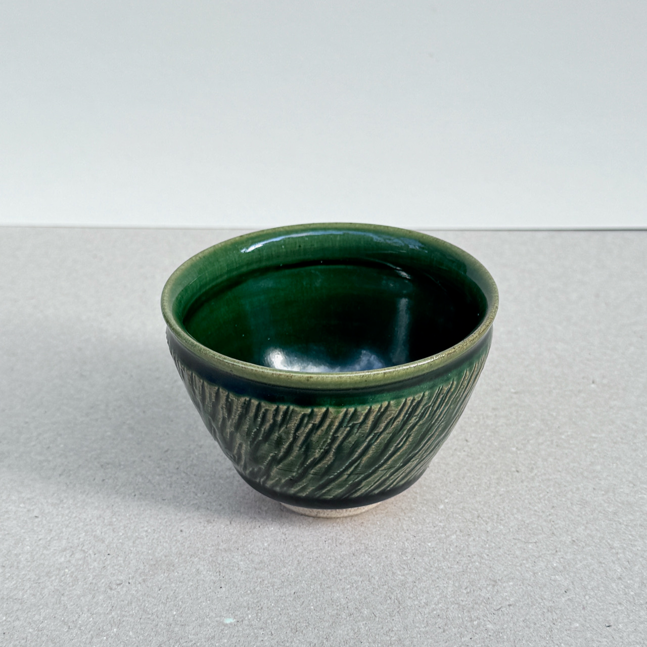瀨戶燒 織部綠 水杯 大茶杯