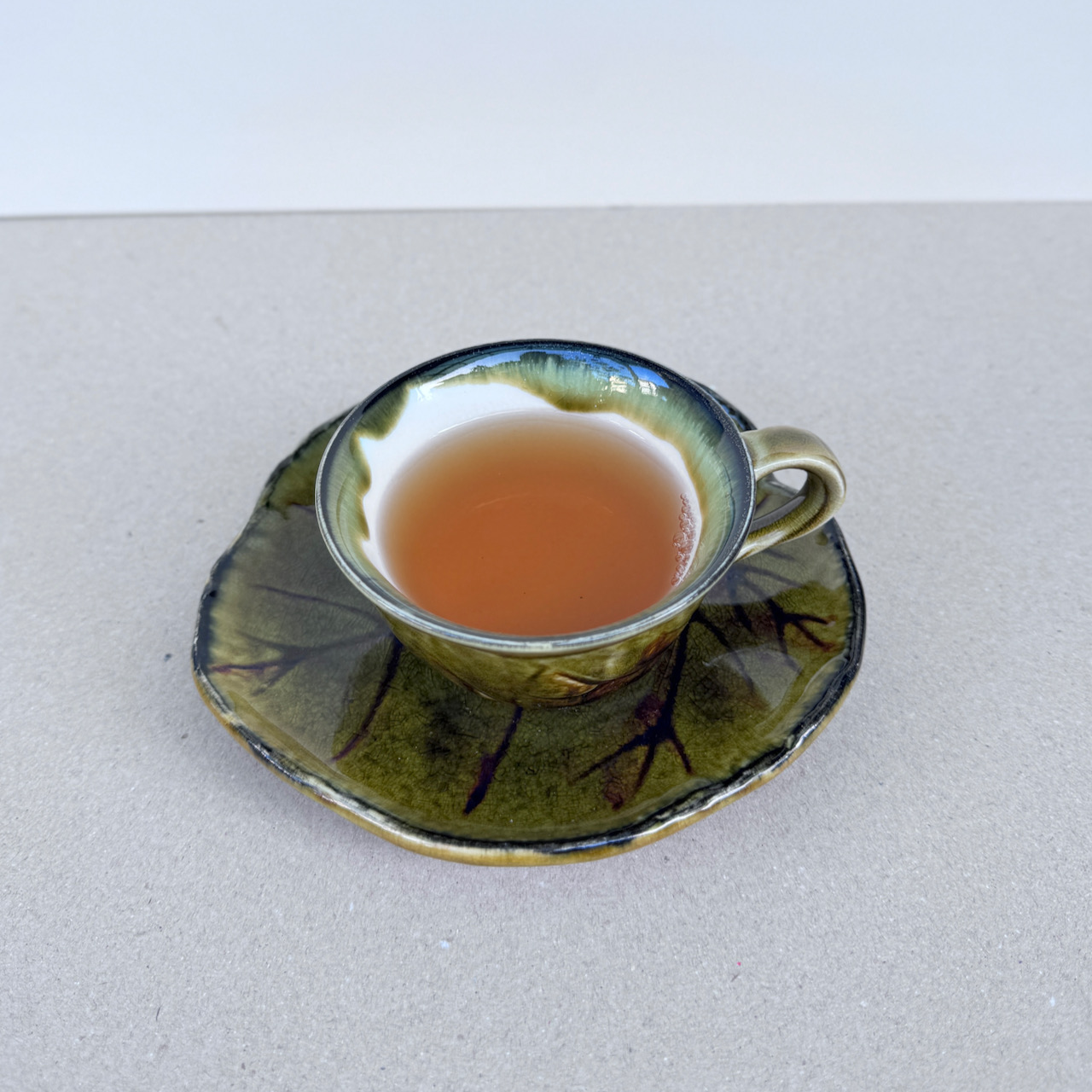 常滑燒＿綠釉咖啡杯