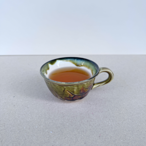 常滑燒＿綠釉咖啡杯