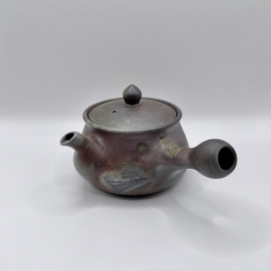 備前燒 / 橫手急須 茶壺 ／夢幻庵 / A款