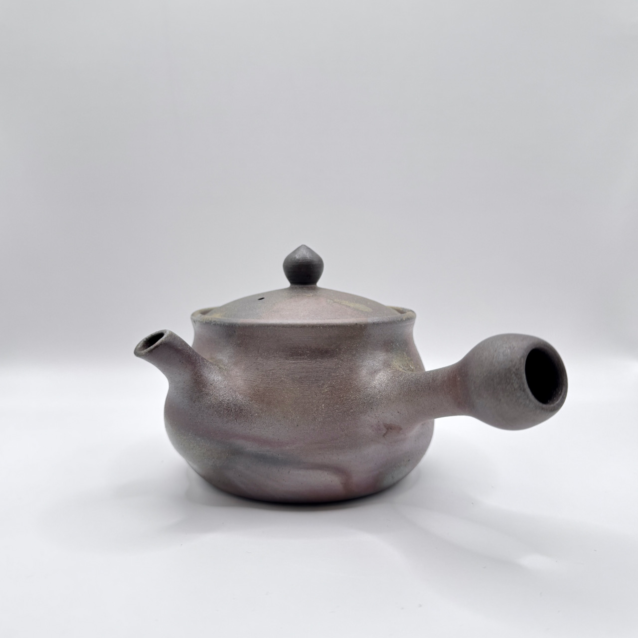 備前燒 / 橫手急須 茶壺 / 夢幻庵 / Ｂ款