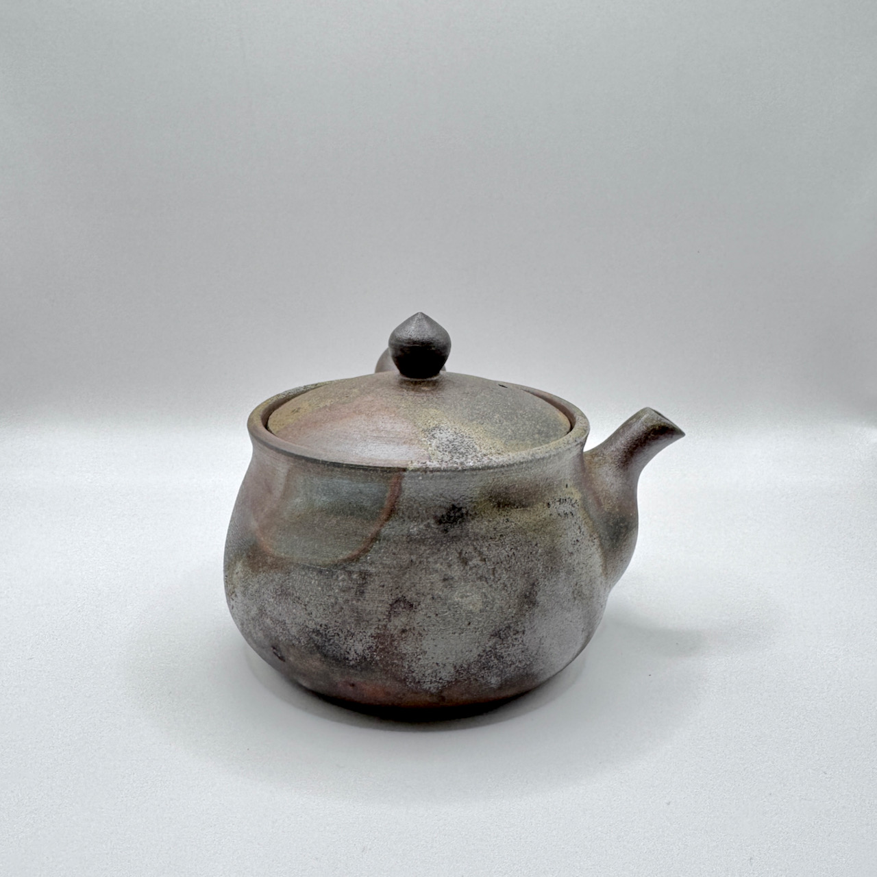 備前燒 / 橫手急須 茶壺 / 夢幻庵 / Ｂ款