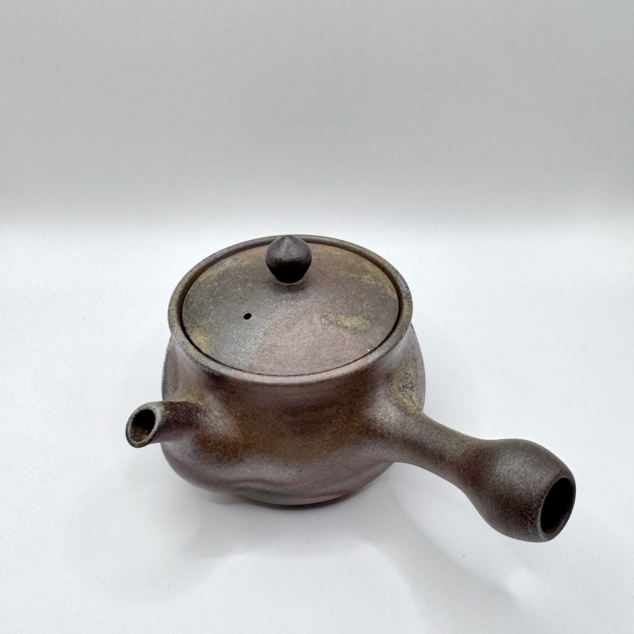 備前燒 / 橫手急須 茶壺 / 夢幻庵 / Ｂ款