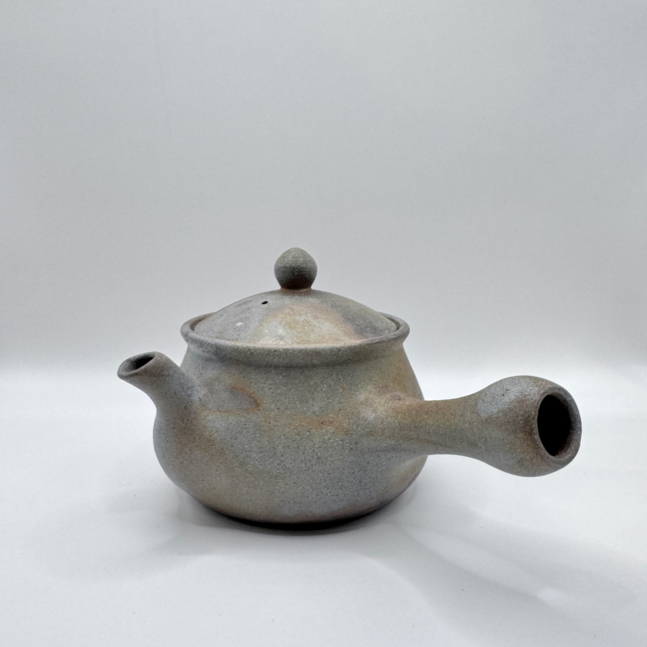 備前燒 / 橫手急須 茶壺 / 夢幻庵 / Ｃ款