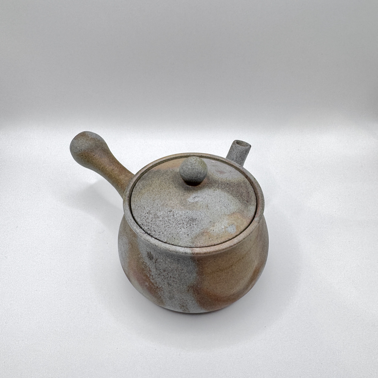 備前燒 / 橫手急須 茶壺 / 夢幻庵 / Ｃ款