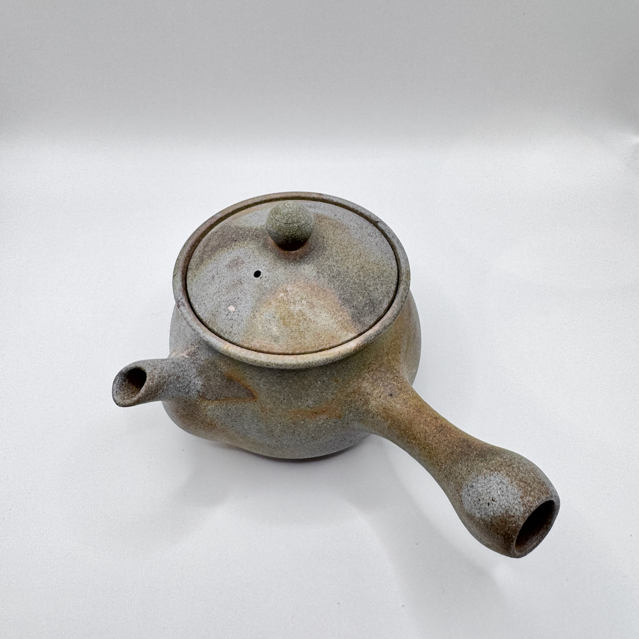 備前燒 / 橫手急須 茶壺 / 夢幻庵 / Ｃ款
