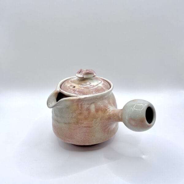 IMG_3386 萩燒_橫手急須 茶壺_萩華山窯