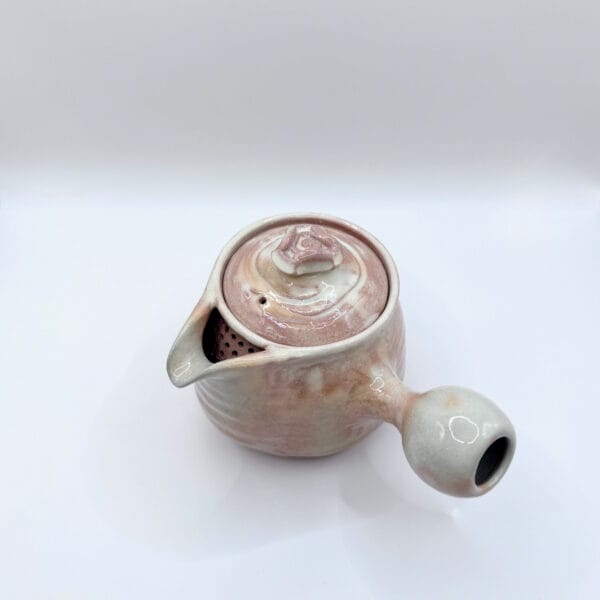 IMG_3390 萩燒_橫手急須 茶壺_萩華山窯