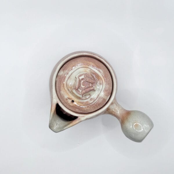 IMG_3393 萩燒_橫手急須 茶壺_萩華山窯