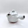 萩燒＿白釉 橫手急須 茶壺＿萩華山窯