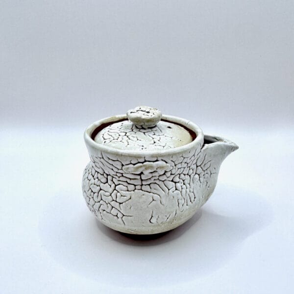 IMG_3518 萩燒_白萩釉 宝瓶 茶壺_椋原佳俊