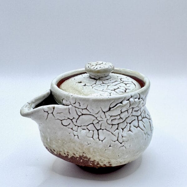 IMG_3528 萩燒_白萩釉 宝瓶 茶壺_椋原佳俊