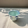 有田燒＿染付花絵 反煎茶杯＿其泉窯