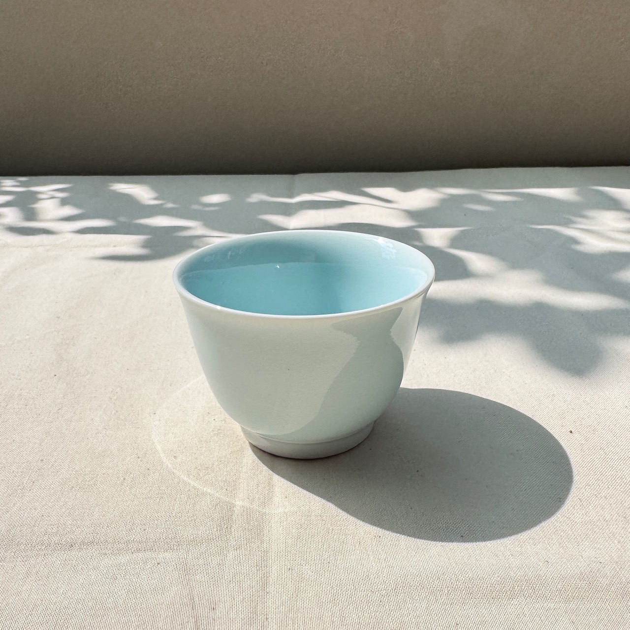 有田燒＿青白磁 茶杯＿洸林窯