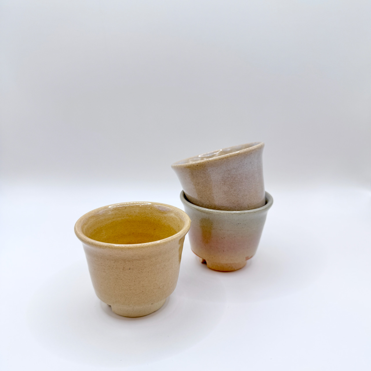 萩燒＿茶杯＿泉流山窯