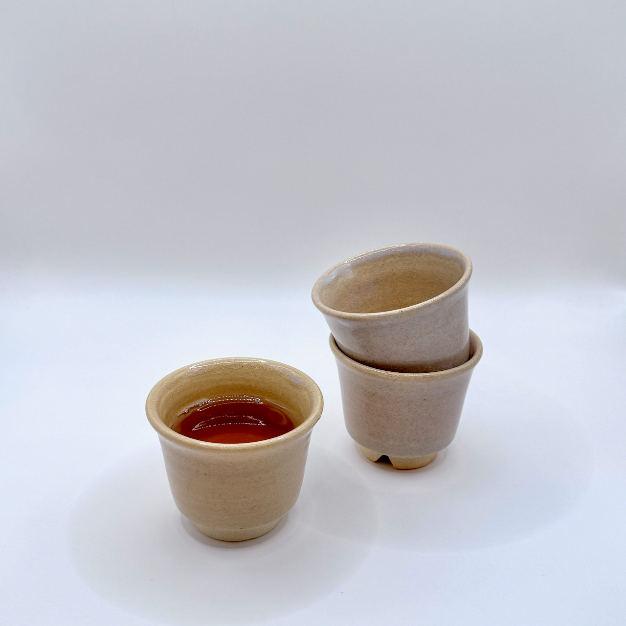 萩燒＿茶杯＿泉流山窯
