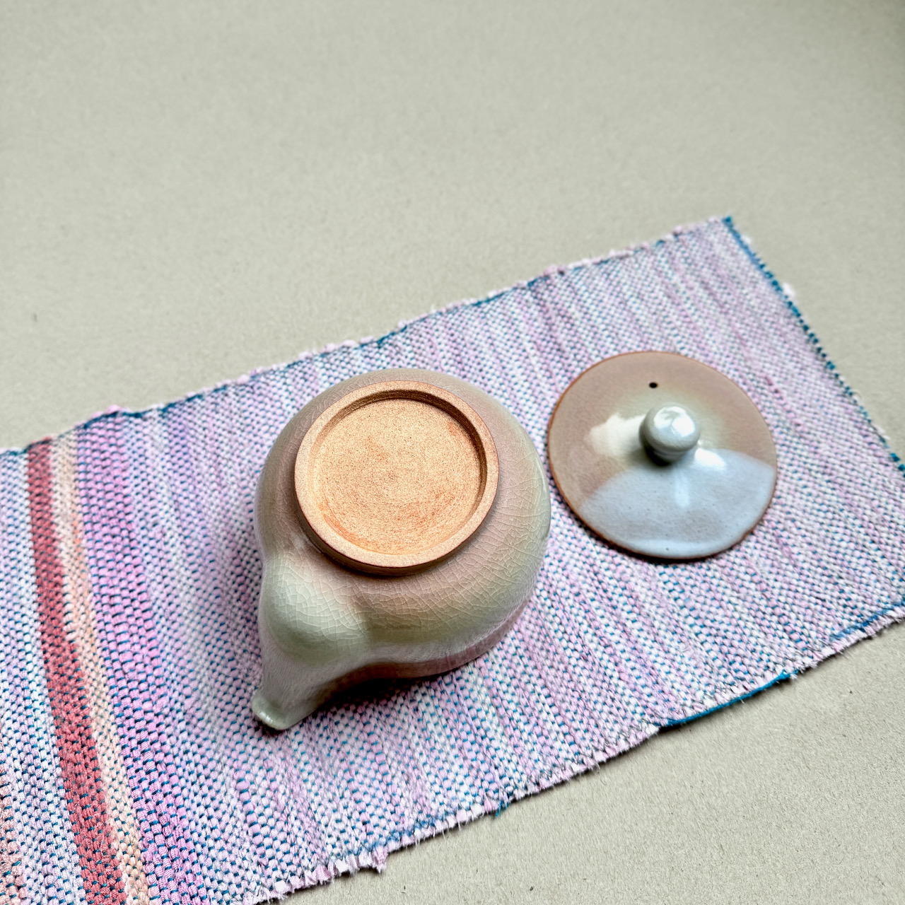 萩燒＿姬萩 宝瓶茶壺