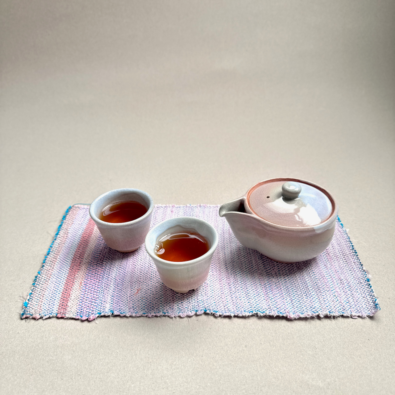 萩燒＿姬萩 宝瓶茶壺