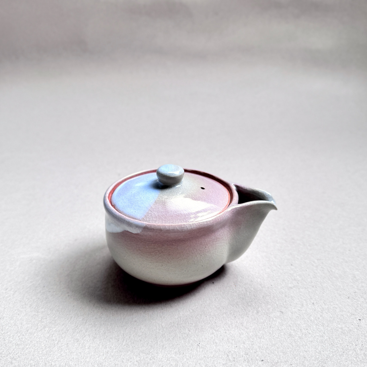萩燒＿姬萩 宝瓶茶壺