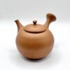 常滑燒＿本朱泥＿左手急須茶壺＿＿義翠窯
