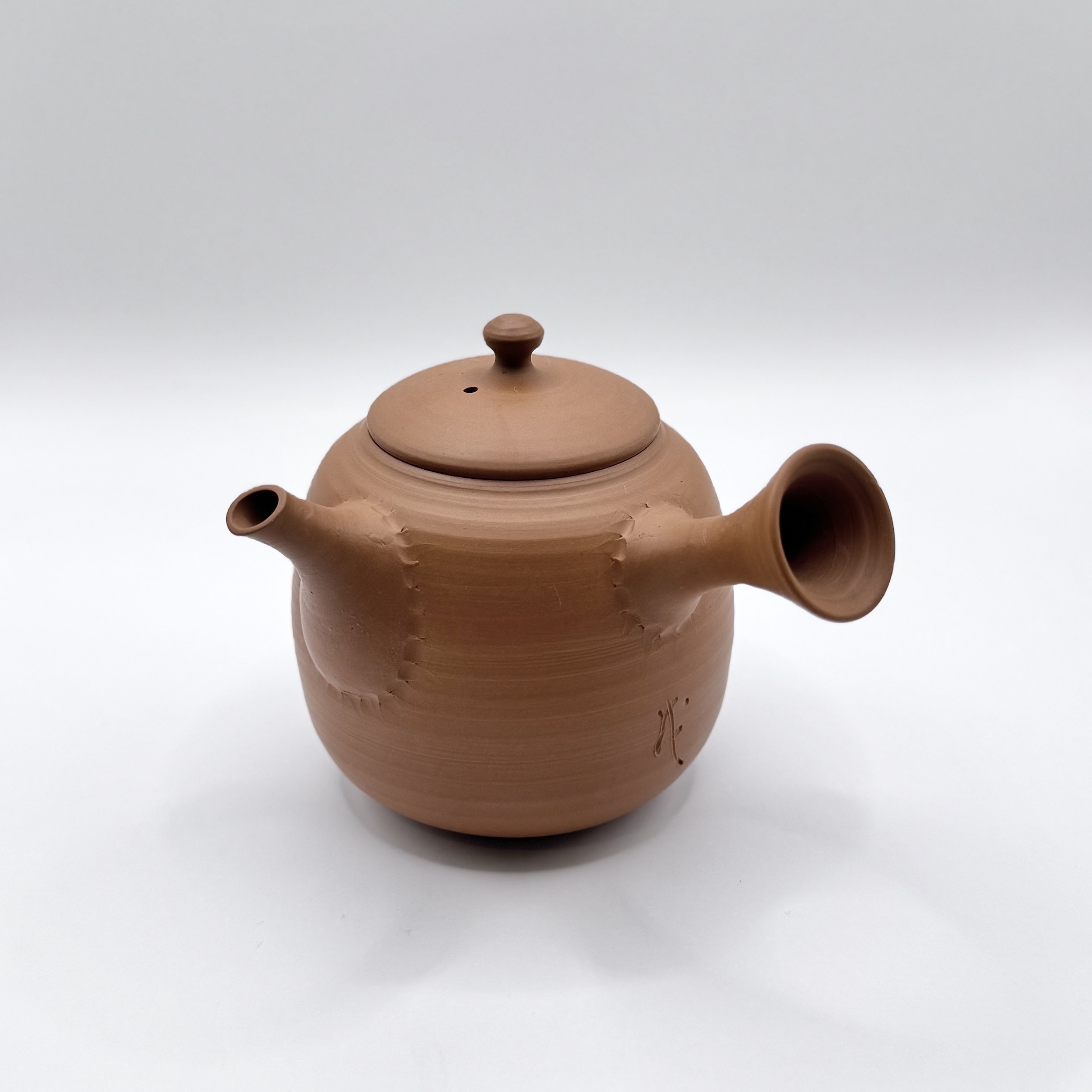 常滑燒＿本朱泥 急須茶壺＿義翠窯