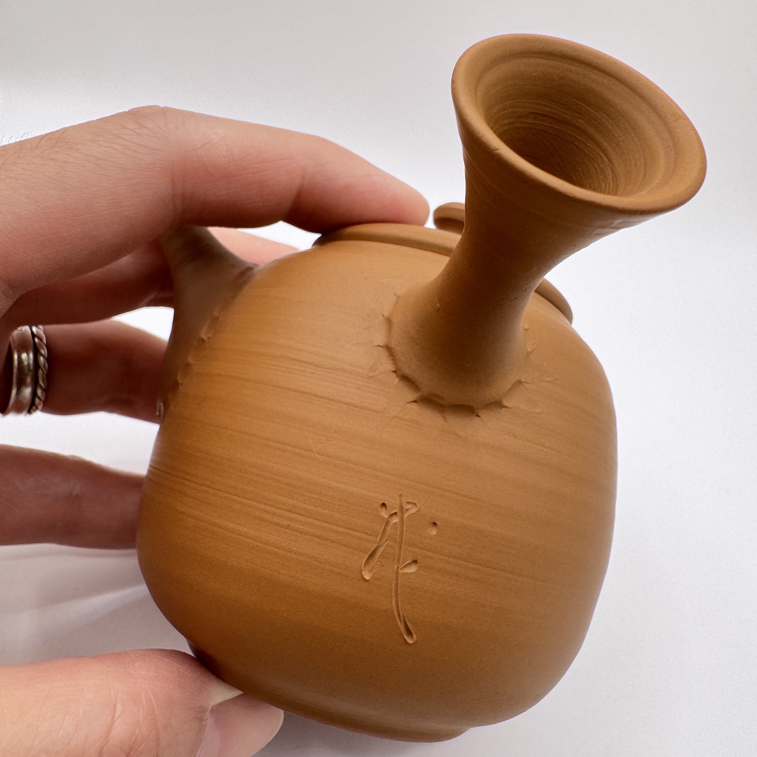 常滑燒＿本朱泥 急須茶壺＿義翠窯
