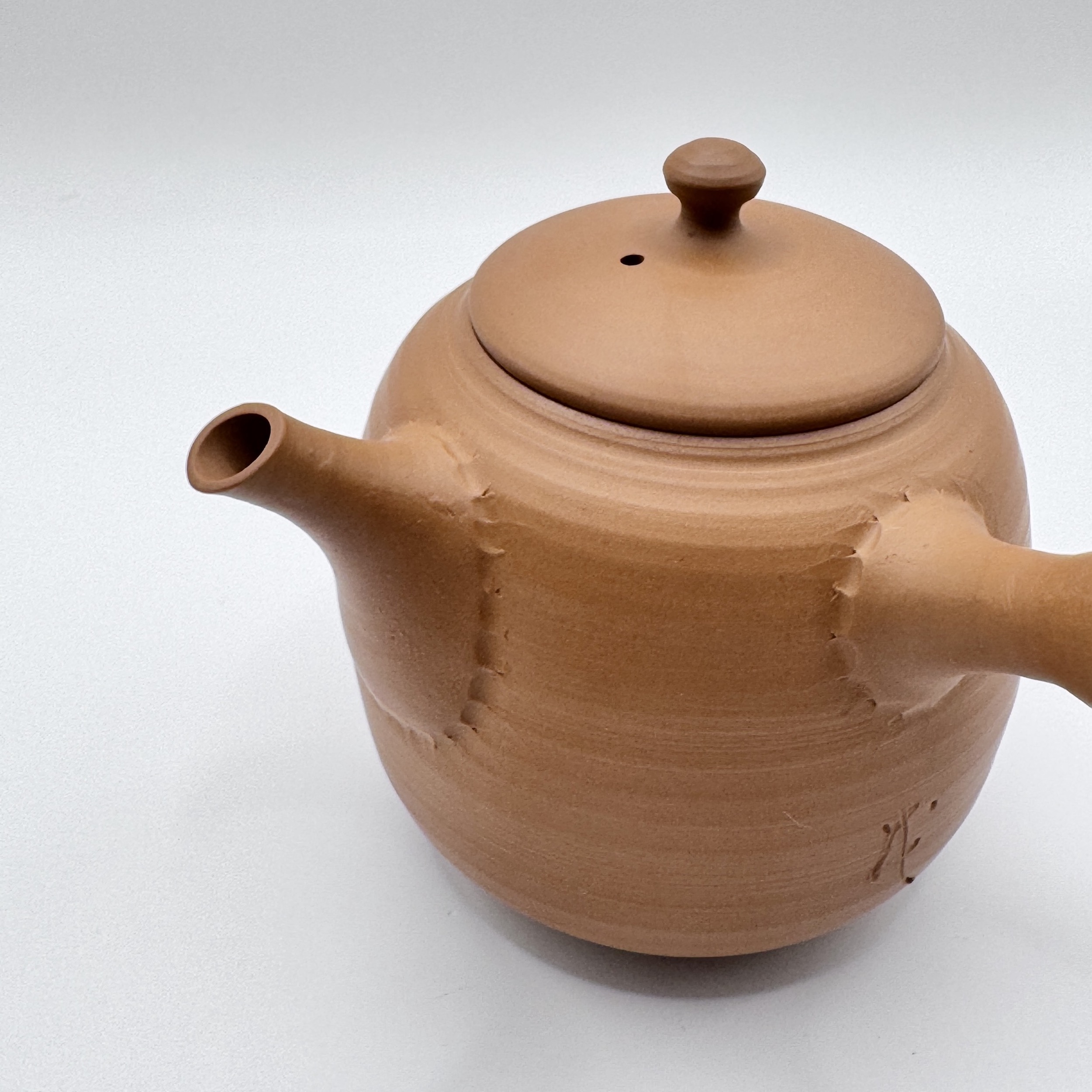 常滑燒＿本朱泥 急須茶壺＿義翠窯