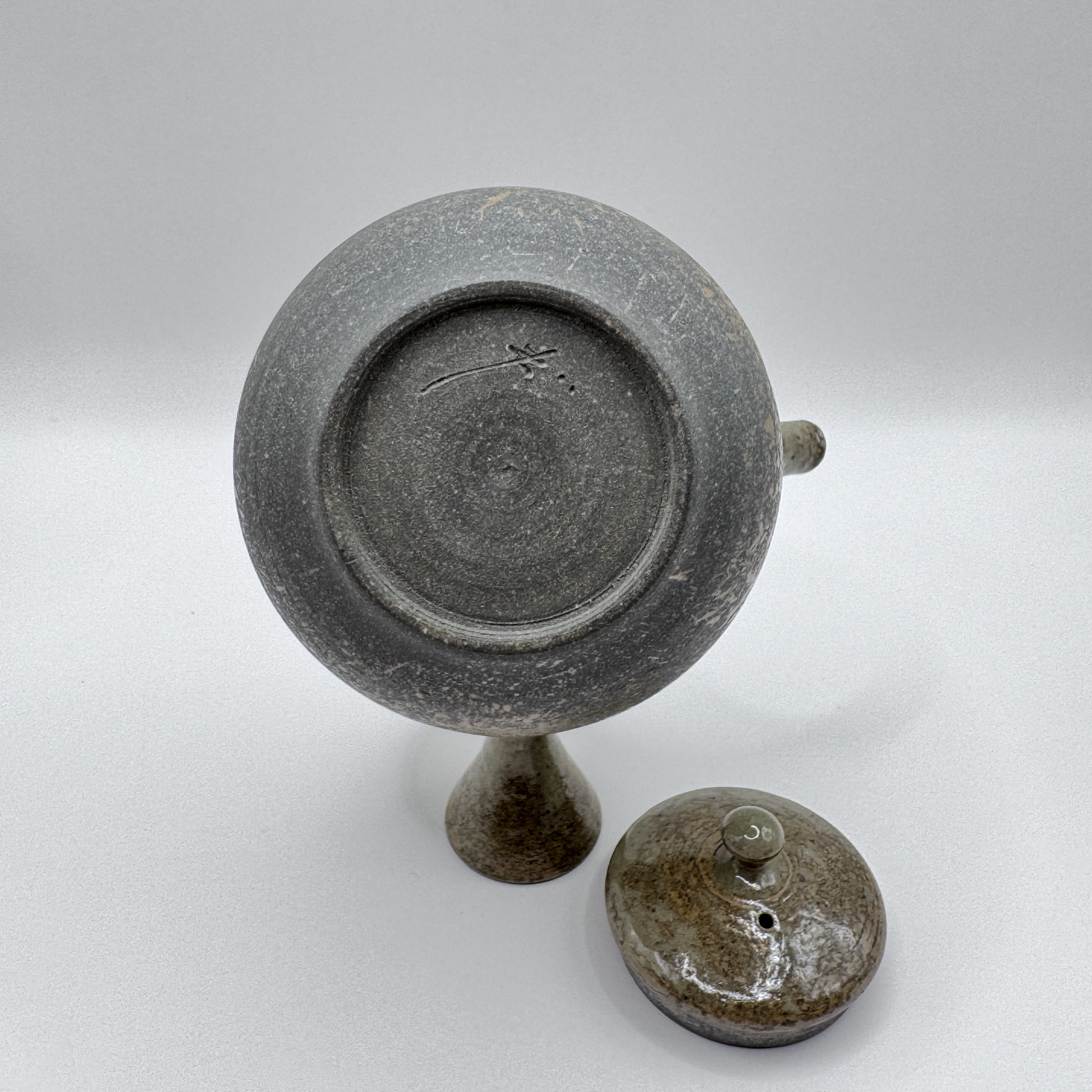IMG_5806 常滑燒_義翠窯_灰釉急須茶壺