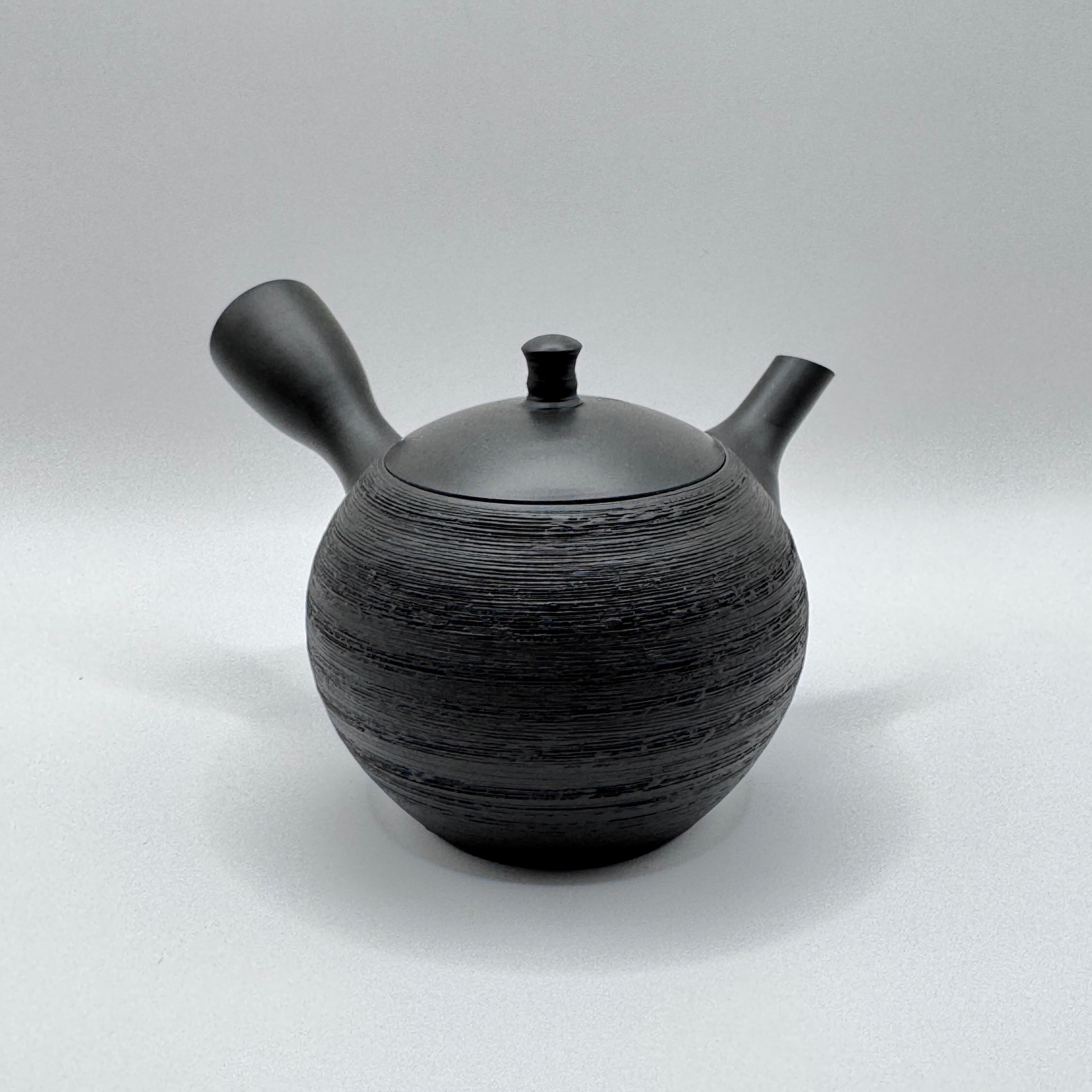 常滑燒＿北龍窯＿黑泥窯變＿橫手急須